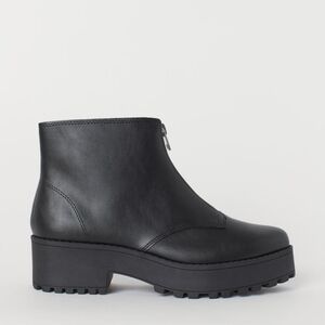 H&M black ankle boots